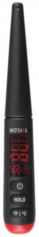 voedselthermometer Taylor 24,5 cm ABS zwart