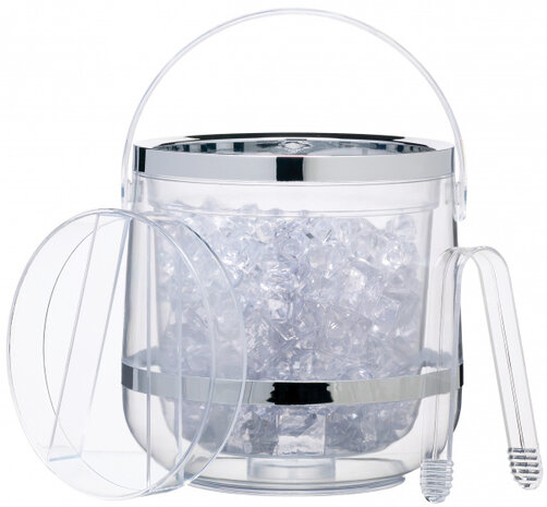 ijsemmer 2,5 liter acryl transparant