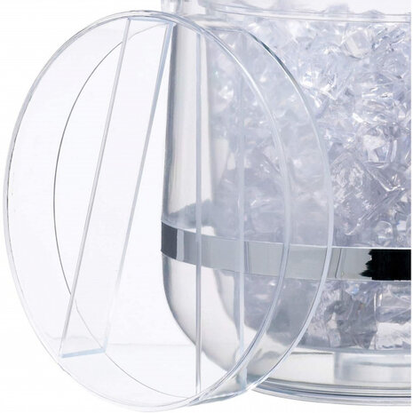ijsemmer 2,5 liter acryl transparant