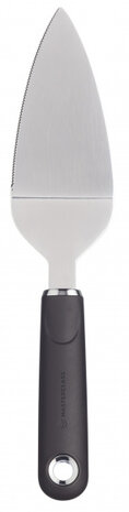 taartschep Soft Grip 26 cm RVS zilver
