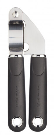 knoflookpers Soft Grip 17,5 cm RVS zilver