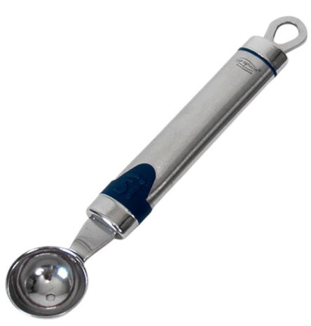 ijsschep Merkur 17 x 3 x 1,5 cm RVS zilver