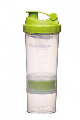 shakebeker 575 ml groen 5-delig