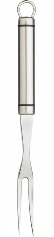 vleesvork 25 cm RVS zilver