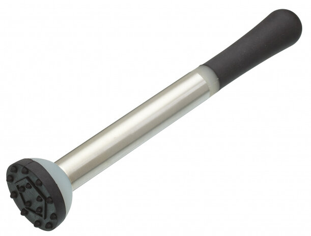 cocktailaccessoires Muddler 21 x 4 cm RVS zilver