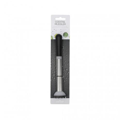 cocktailaccessoires Muddler 21 x 4 cm RVS zilver