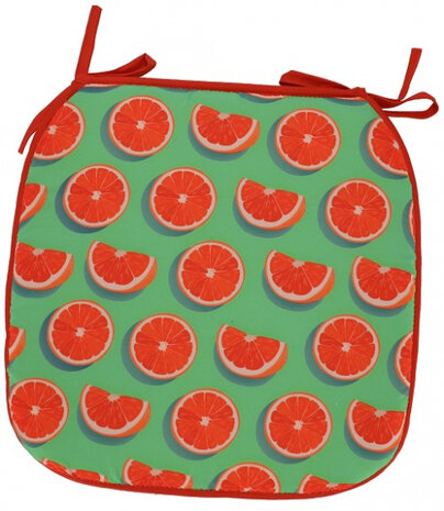 tuinstoelkussen 39 x 39 cm polyester groen
