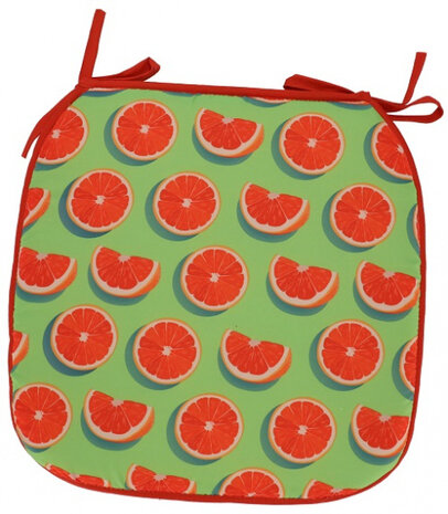 tuinstoelkussen 38 x 38 cm polyester groen