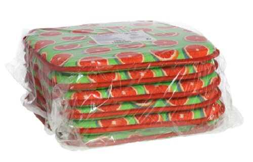 tuinstoelkussen 38 x 38 cm polyester groen