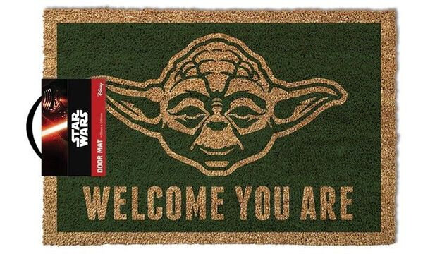 deurmat Star Wars 60 x 40 cm PVC bruin/groen
