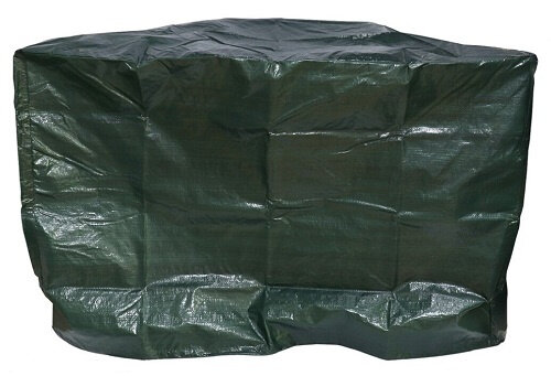 beschermhoes barbecue 120 x 60 x 80 cm polyester groen