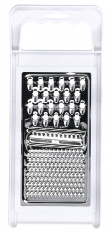 rasp 29 cm RVS wit/zilver