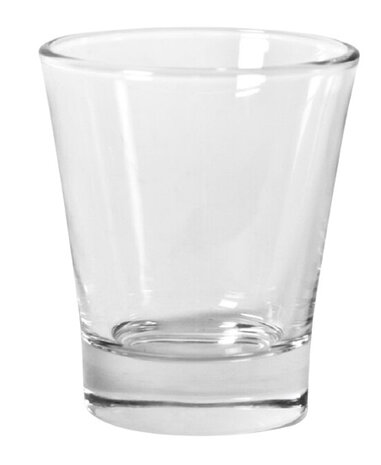 glazenset 85 ml 7 x 6 cm glas transparant 3 stuks