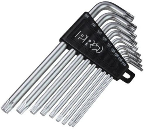 torxsleutelset staal zilver 8-delig
