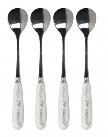 lepels Alice In Wonderland 15,5 cm RVS 4 stuks
