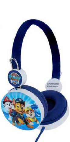 koptelefoon Paw Patrol junior blauw one-size