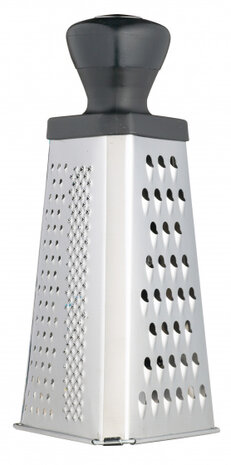 rasp 20,5 x 9,5 cm RVS zilver/zwart