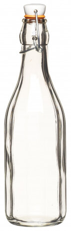waterfles Home Made 500 ml glas transparant
