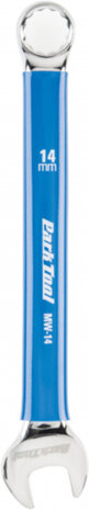 steeksleutel MW 14 mm staal zilver/blauw