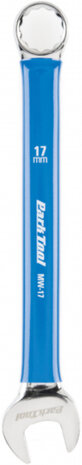 steeksleutel MW 17 mm staal zilver/blauw
