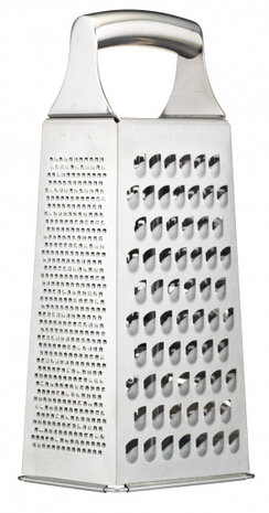 rasp 22 x 17 cm RVS zilver