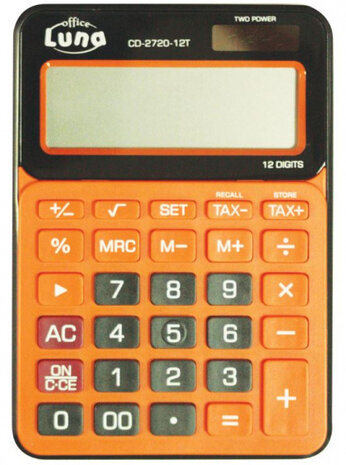 rekenmachine CH-2720-12 oranje