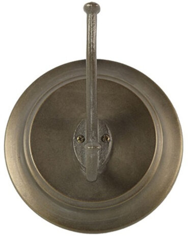 kapstok Laval 16 cm staal/nikkel zwart