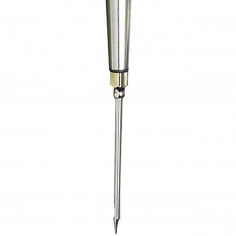 marinadespuit 29 cm RVS zwart/zilver