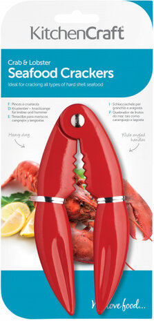 zeevruchtenkraker 14 x 7 cm rood