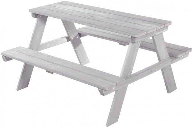 picknicktafel Outdoor+ junior 84,5 x 89 x 50 cm grijs