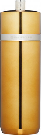 zout- of pepermolen 17 cm messing/RVS goud/zilver