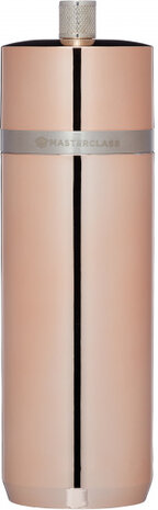 zout- of pepermolen 17 cm koper/RVS ros&eacute;goud
