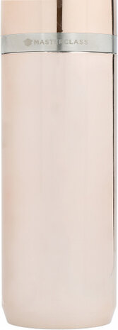 zout- of pepermolen 17 cm koper/RVS ros&eacute;goud