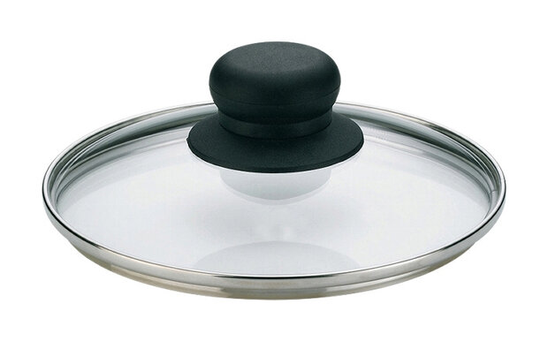 pannendeksel Callisto 16 cm glas transparant