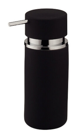 zeepdispenser Per 300 ml 16,5 x 6,5 cm keramiek zwart