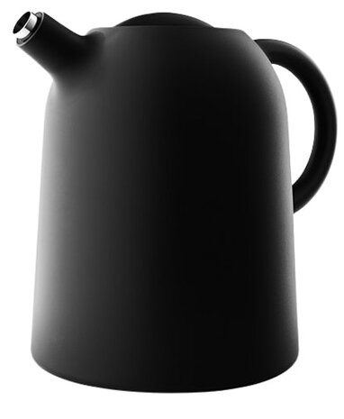 thermoskan Thimble 1 liter 20 x 16 cm RVS/glas zwart