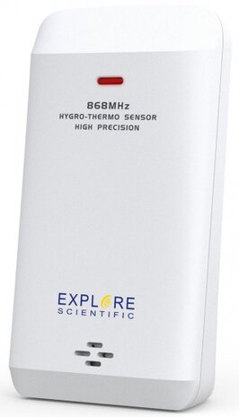 thermo- en hygrometer sensor WSX 20,3 cm wit