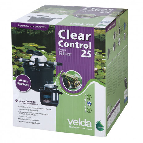 drukfilter Clear Control 25 + UV-C 9 W antractiet