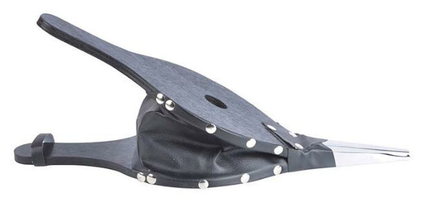 blaasbalg 38 x 13,9 x 2,6 cm polyurethaan grijs