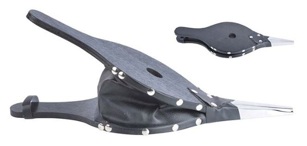 blaasbalg 38 x 13,9 x 2,6 cm polyurethaan grijs