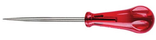 priem 18 x 3 cm staal rood/zilver