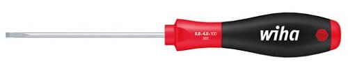 schroevendraaier sleufkop SoftFinish 3 x 80 mm staal rood