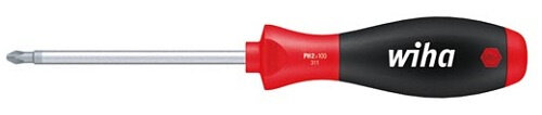 schroevendraaier Phillips SoftFinish PH0x60 mm staal rood
