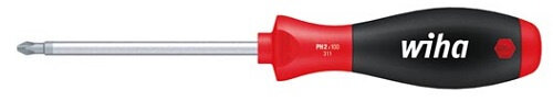 schroevendraaier Phillips SoftFinish PH1x200 mm staal rood