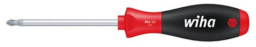 schroevendraaier Phillips SoftFinish PH2x200 mm staal rood