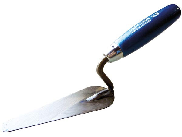 kattetongtroffel Semi-Pro 16 cm RVS zilver