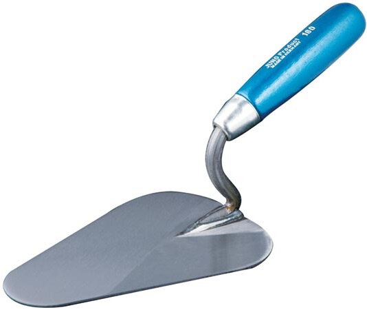 tegeltroffel Semi-Pro 18 x 13 cm staal zilver