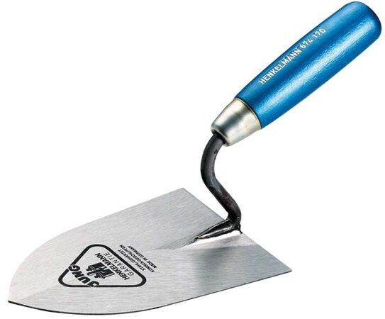 tegeltroffel Semi-Pro 17 x 12 cm staal zilver