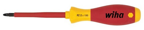 schroevendraaier Pozidriv elektra PZ3x150 mm staal rood