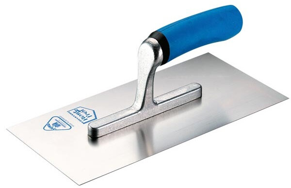 raapspaan Pro 280 x 130 mm RVS zilver/blauw
